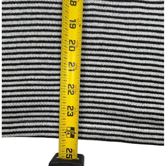 Clemson Tigers Striped Mock Neck Paw Logo Top XXL Gameday Couture Black White - Picture 11 of 11